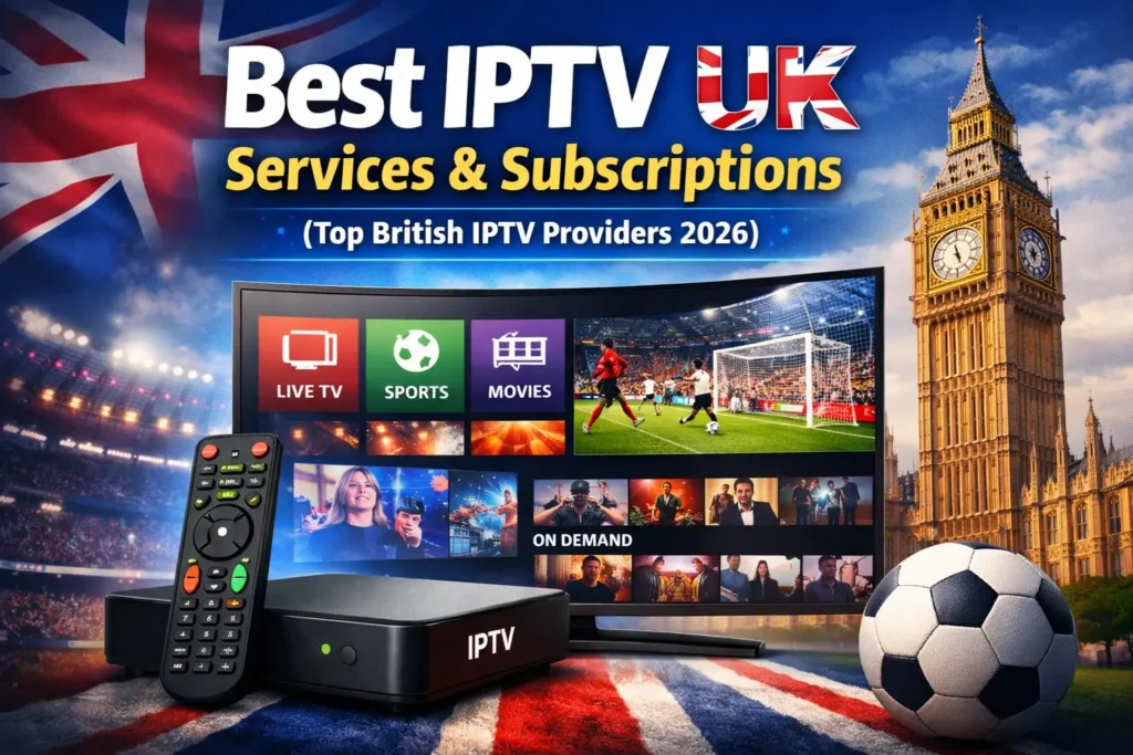 Premium IPTV UK Services with IPTV Smarters Pro App